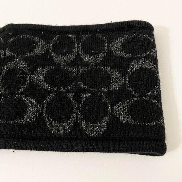 Coach Knit Headband Ear Warmer Flaws - Picture 2 of 16